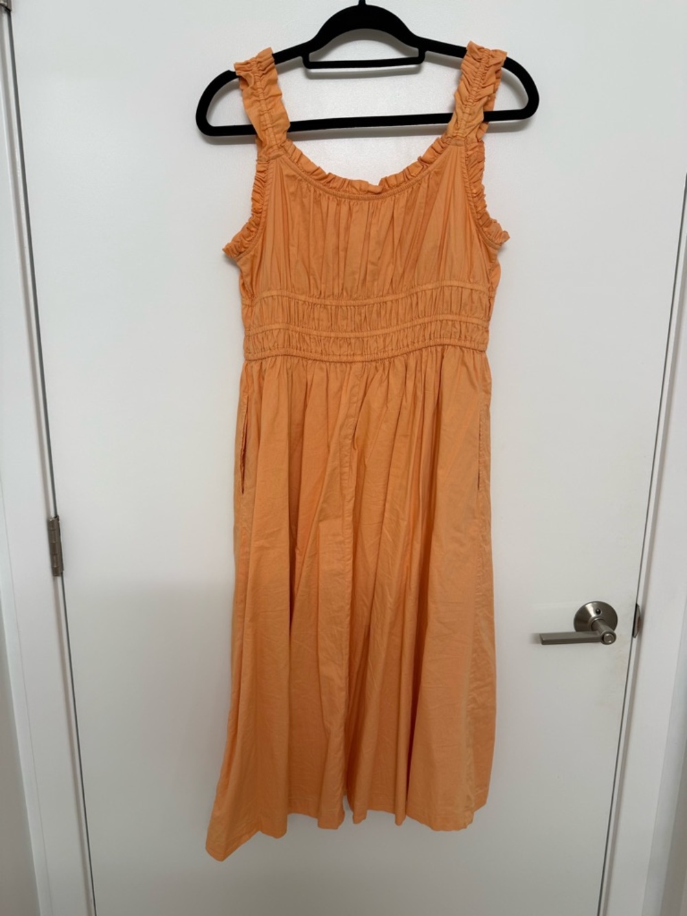 Waist-Defined Ruffled Midi Dress - Picture 3 of 3